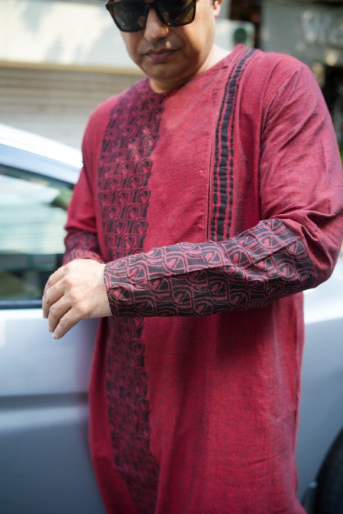 GK Maroon Printed SSR