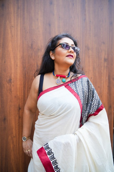 Cotton Patchwork Lalie Saree