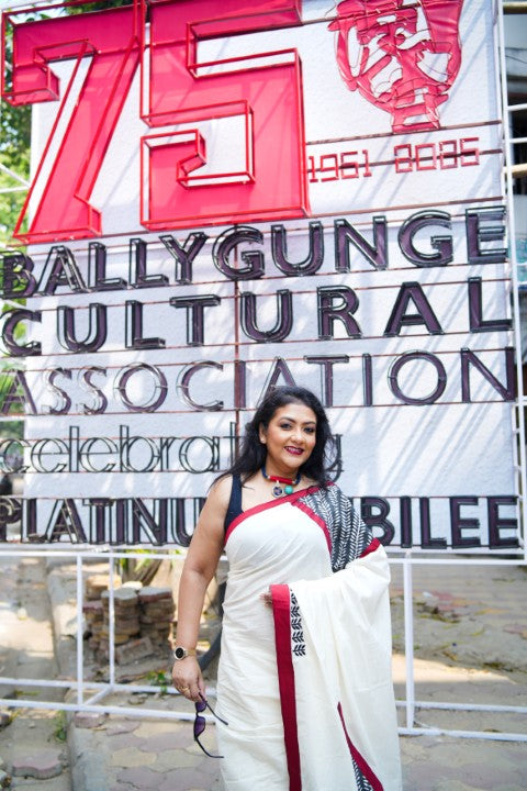 Cotton Patchwork Lalie Saree