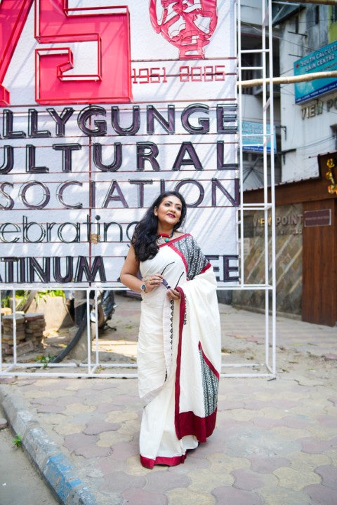 Cotton Patchwork Lalie Saree