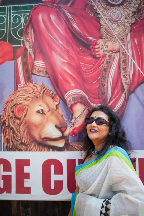 Printed with Border Lalie Saree