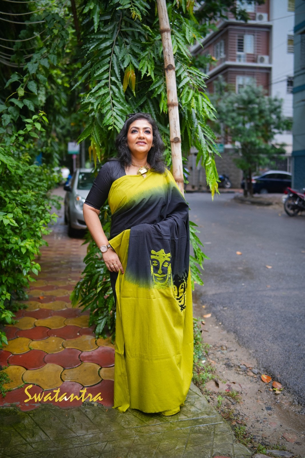 SAREE KORA COTTON-EMB LALIE