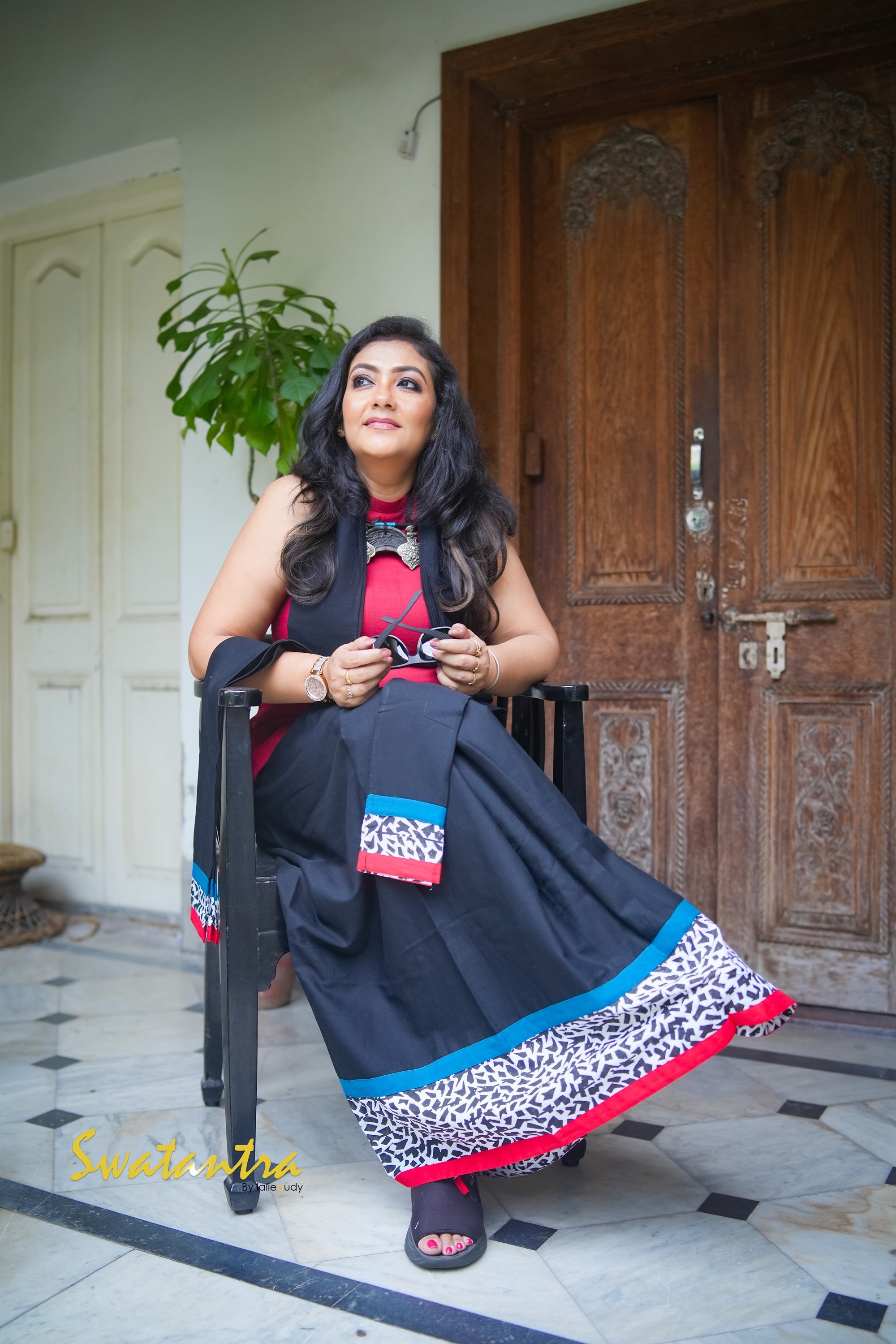 ANJAN LALIE KURTA-SARONG