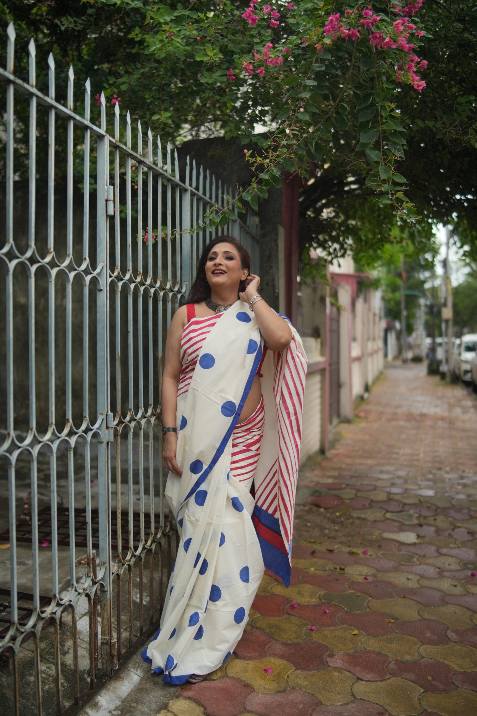 Kora Cotton and Khadi Linen Audy Saree