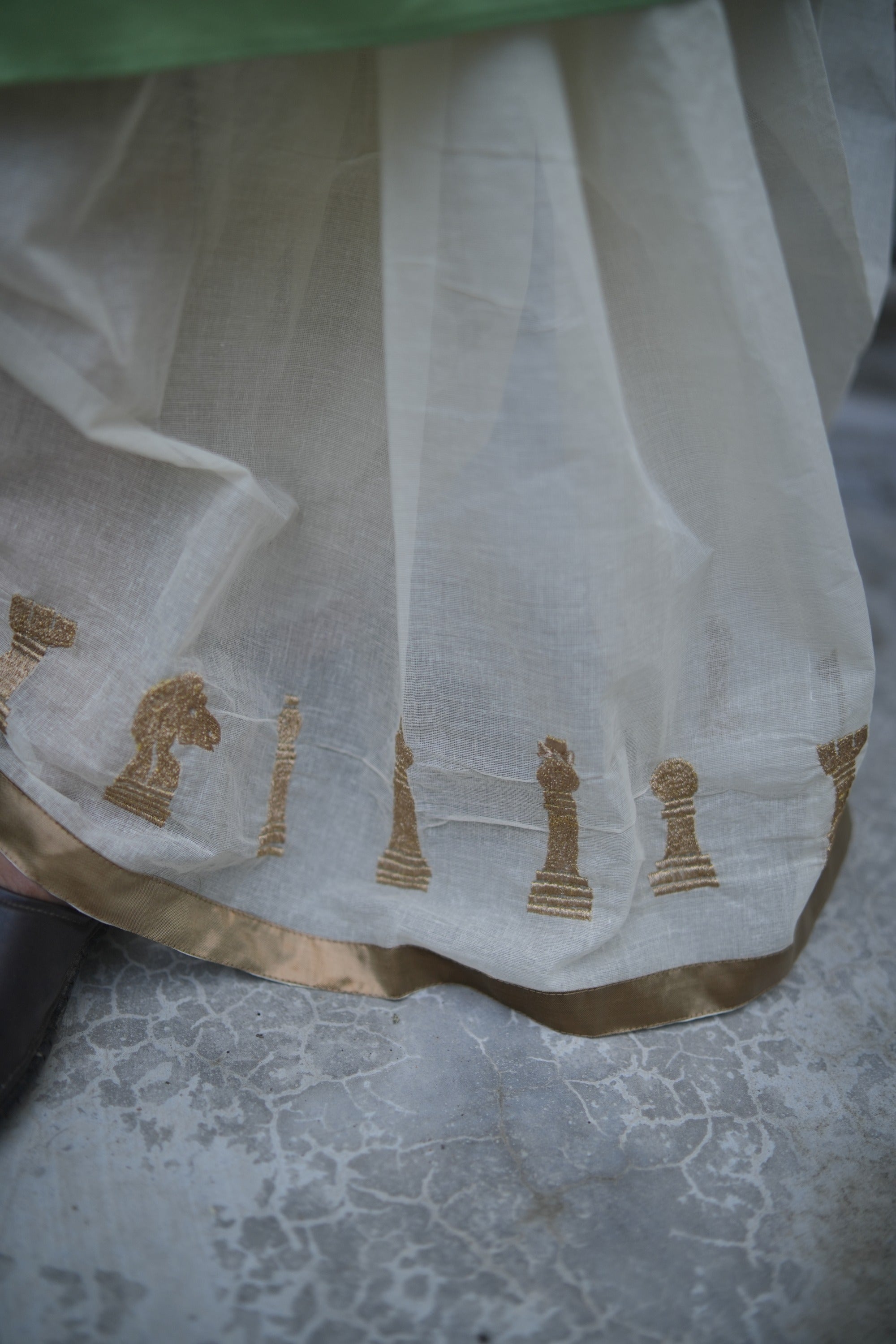 DHOTI Green Sage Saikat