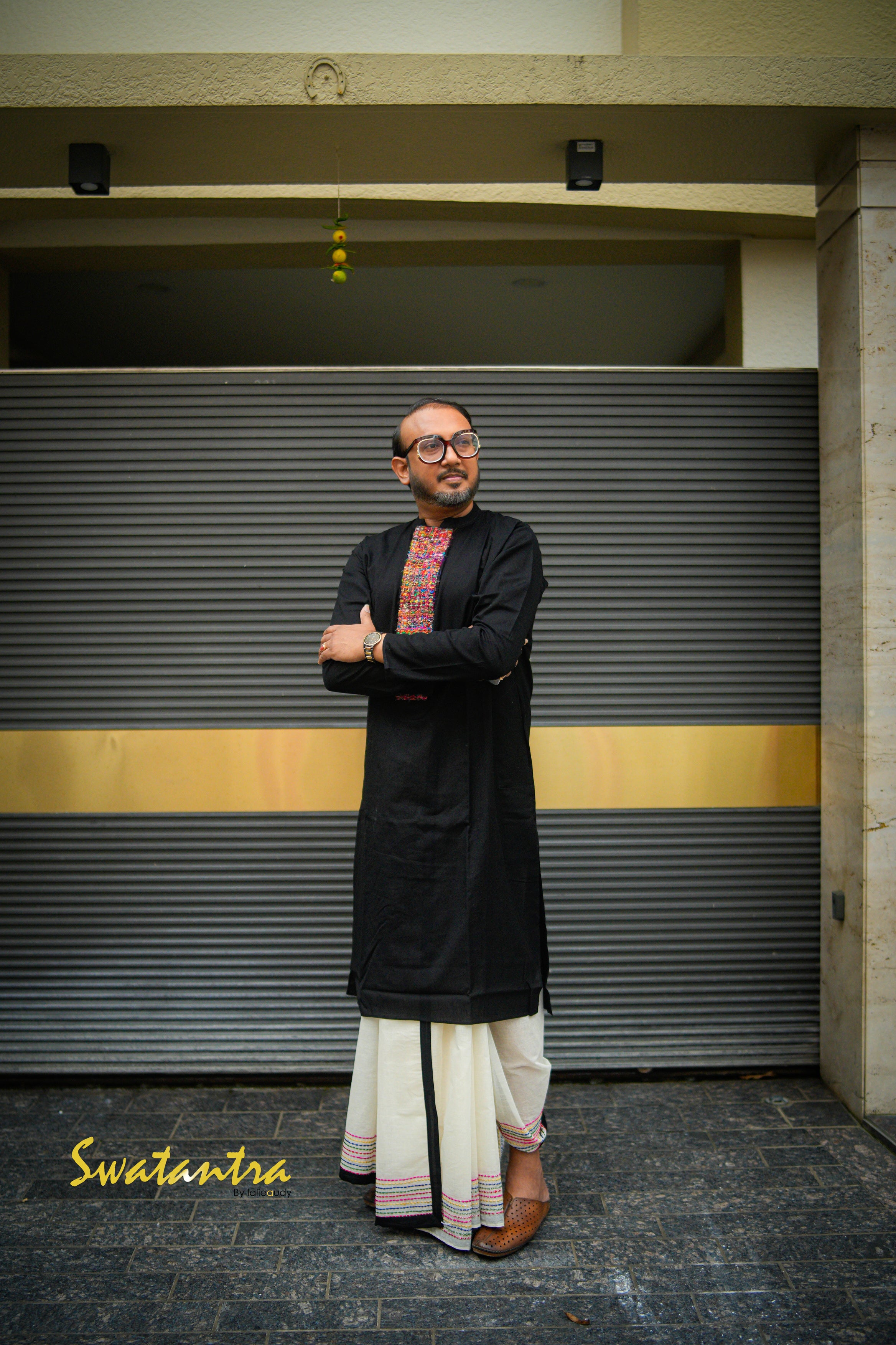 GK BLACK DR.SAPTARSHI- DHOTI