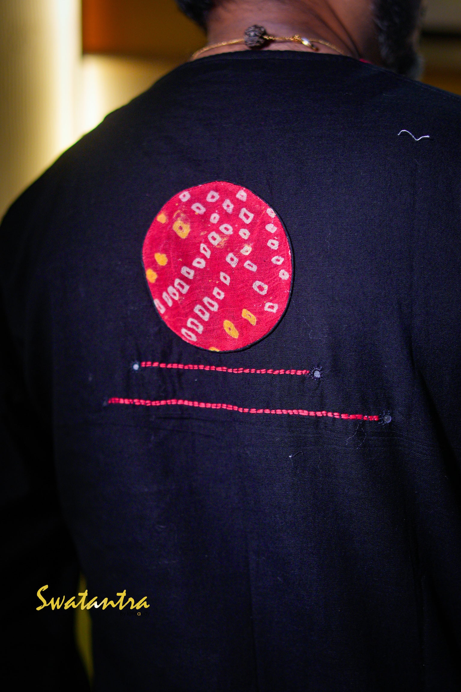 GK BLACK-RED DR.SAPTARSHI - KURTA