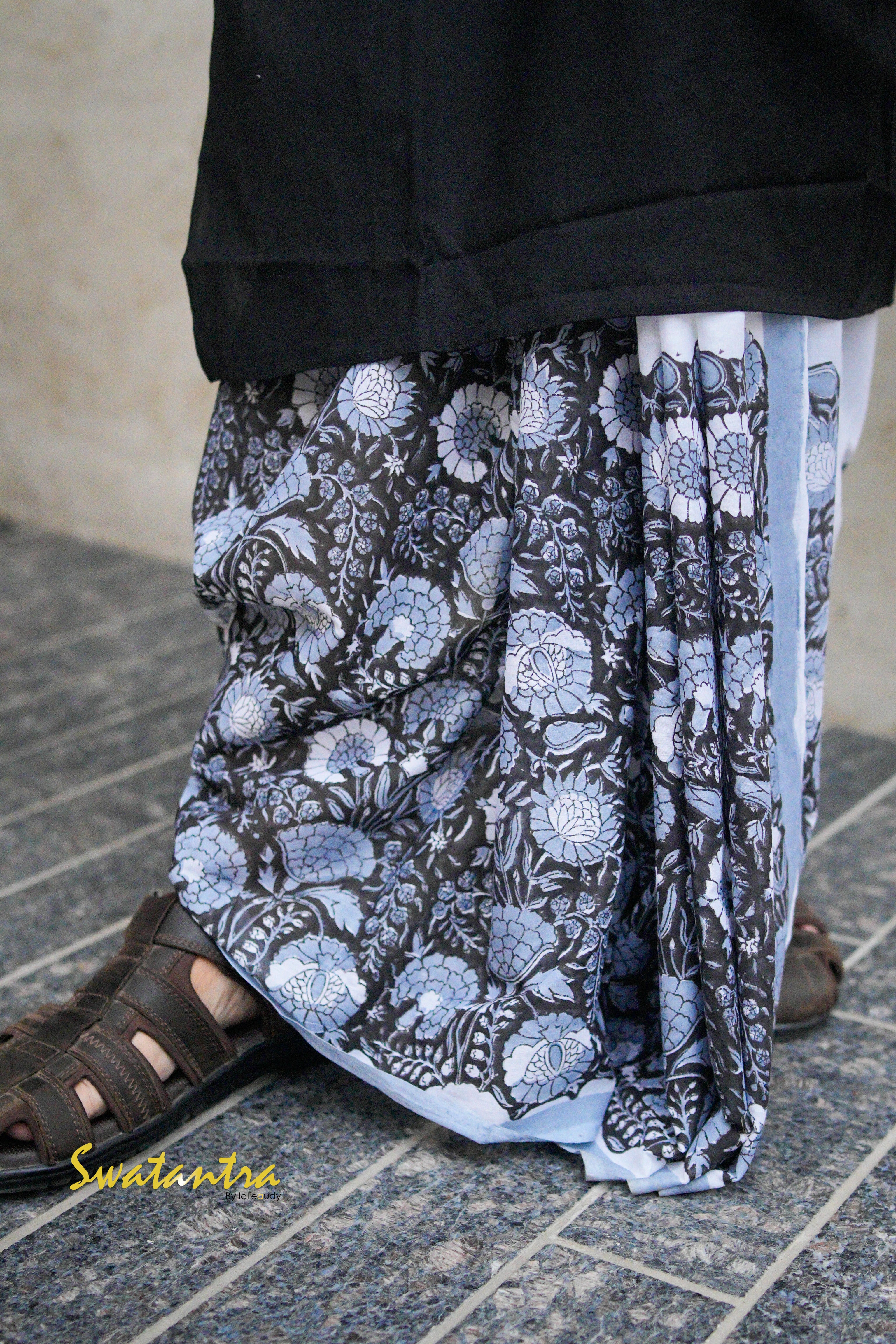 ASH BLACK SSR LALIE - DHOTI