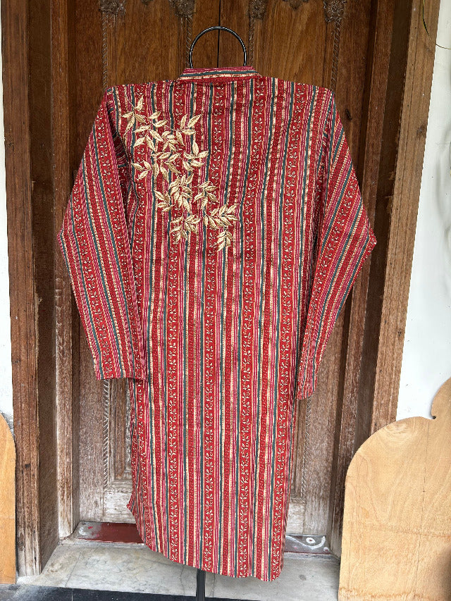 RED BLUE PRINTED GAIK