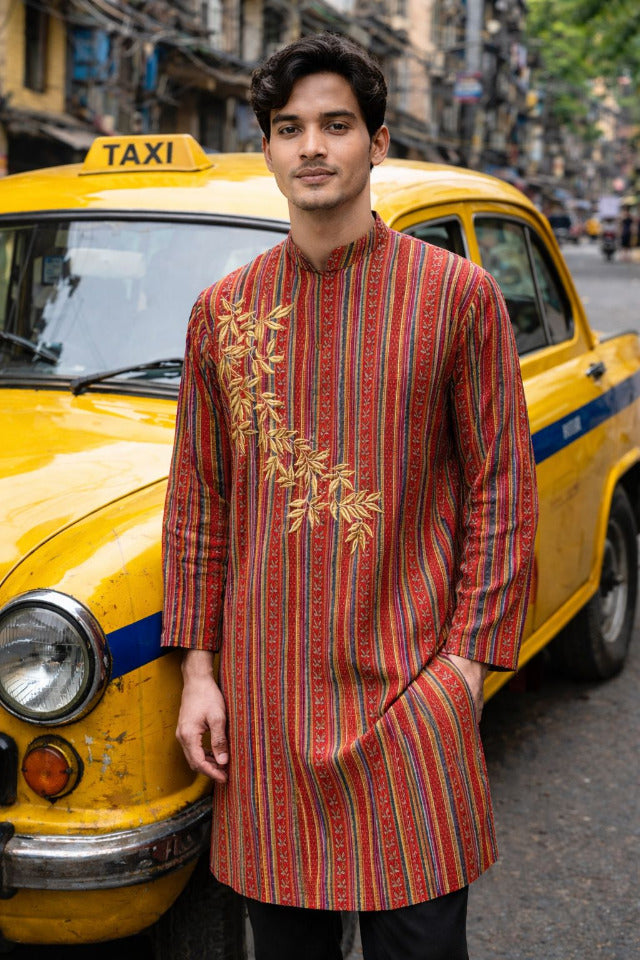 RED BLUE PRINTED GAIK