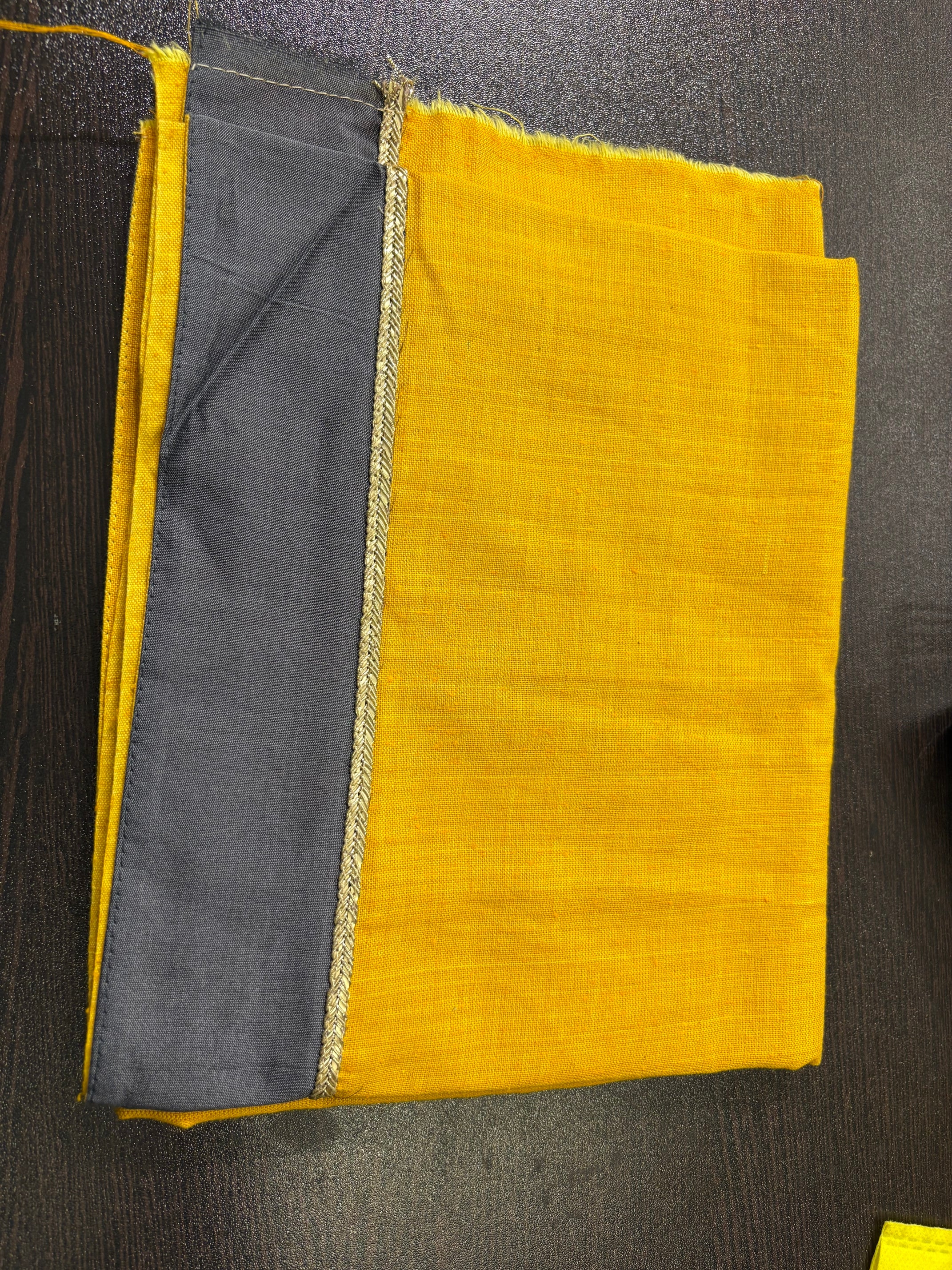 YELLOW OFFWHITE SSR-LALIE-SAREE