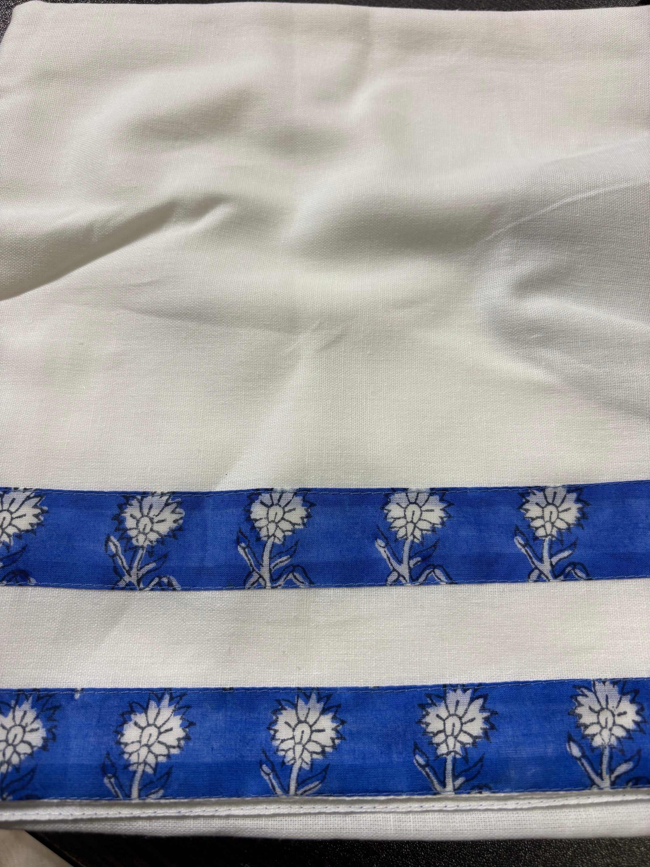 OFFWHITE ROYAL BLUE AUDY-DRDEB-SAREE