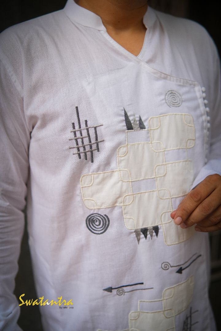 GK WHITE APPLIQUE/EMBROIDERY SSR