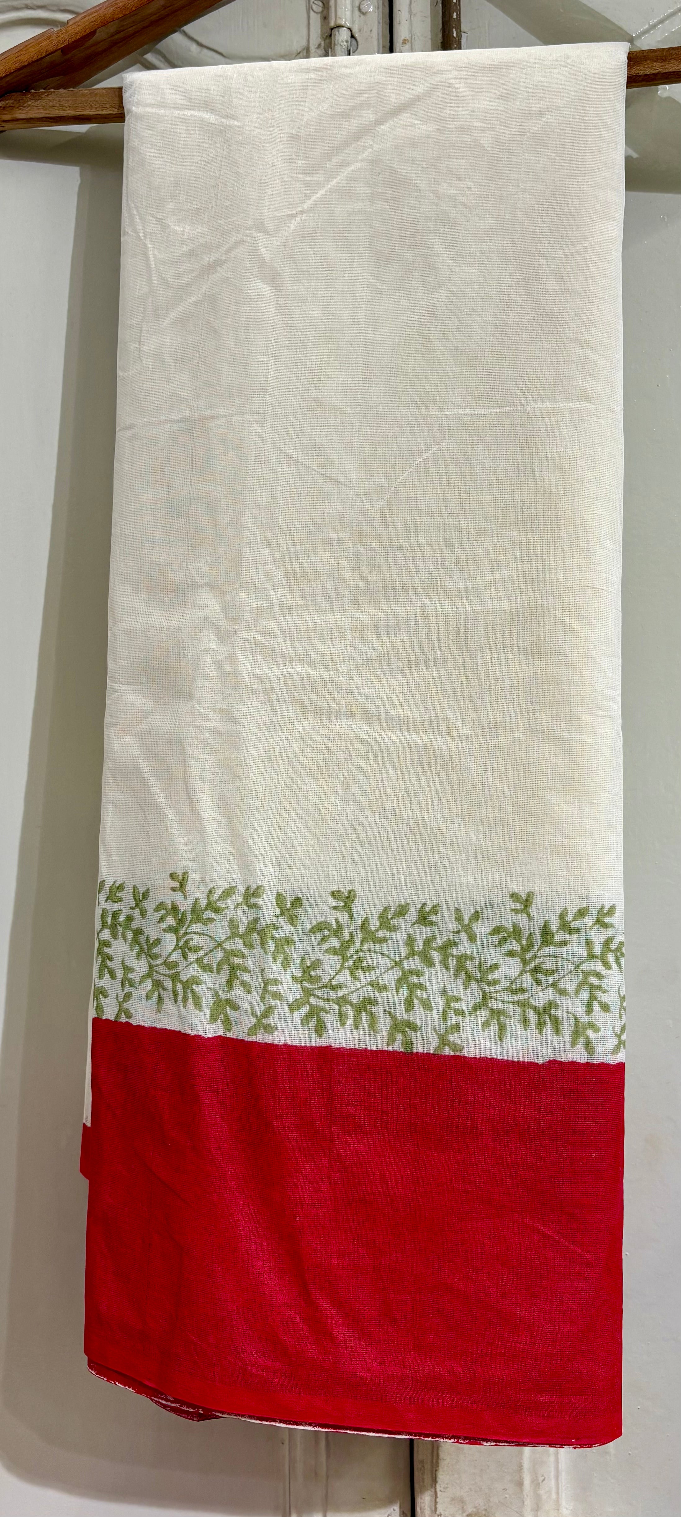GREEN OFFWHITE DRDEB-AUDY - DHOTI