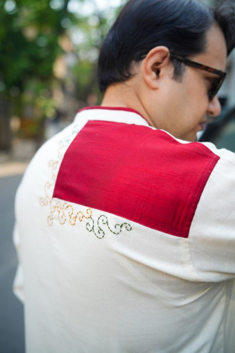 GK OFFWHITE KANTHA SSR