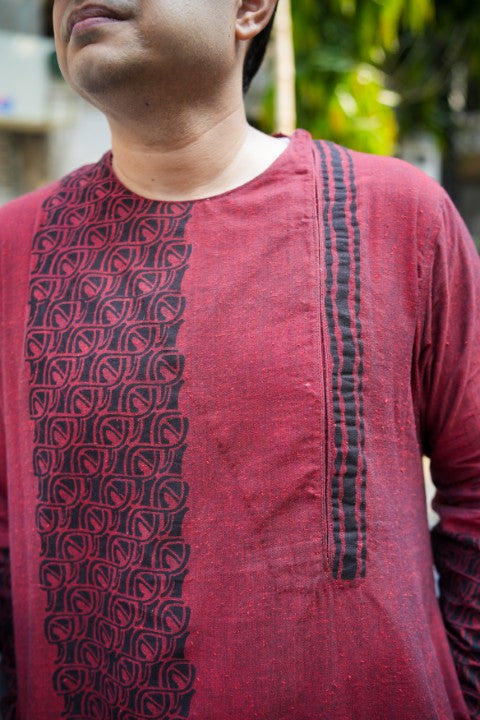 GK MAROON PRINTED SSR