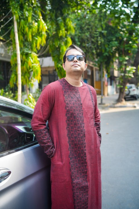 GK MAROON PRINTED SSR