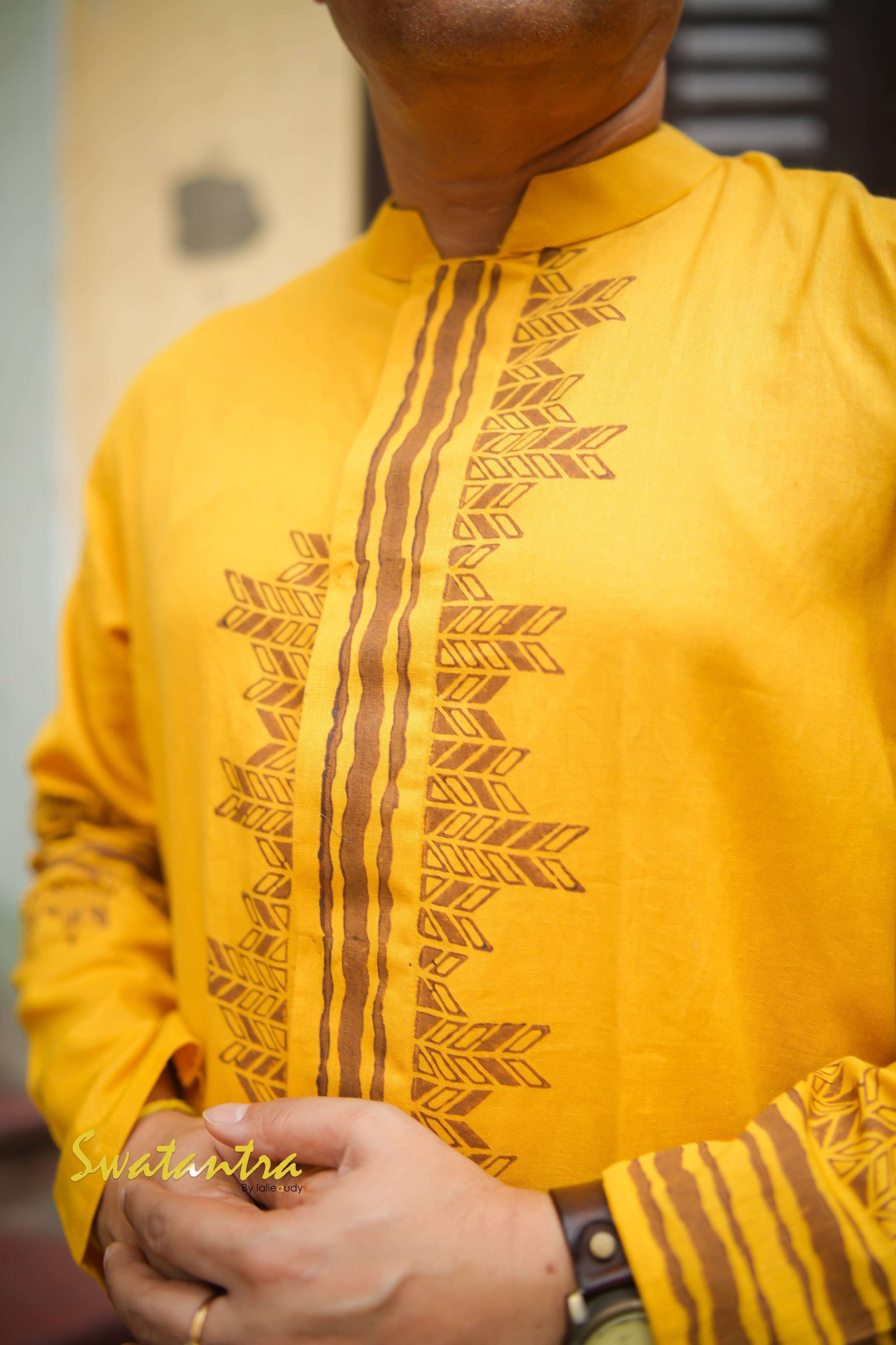 GK YELLOW PRINTED AMIT