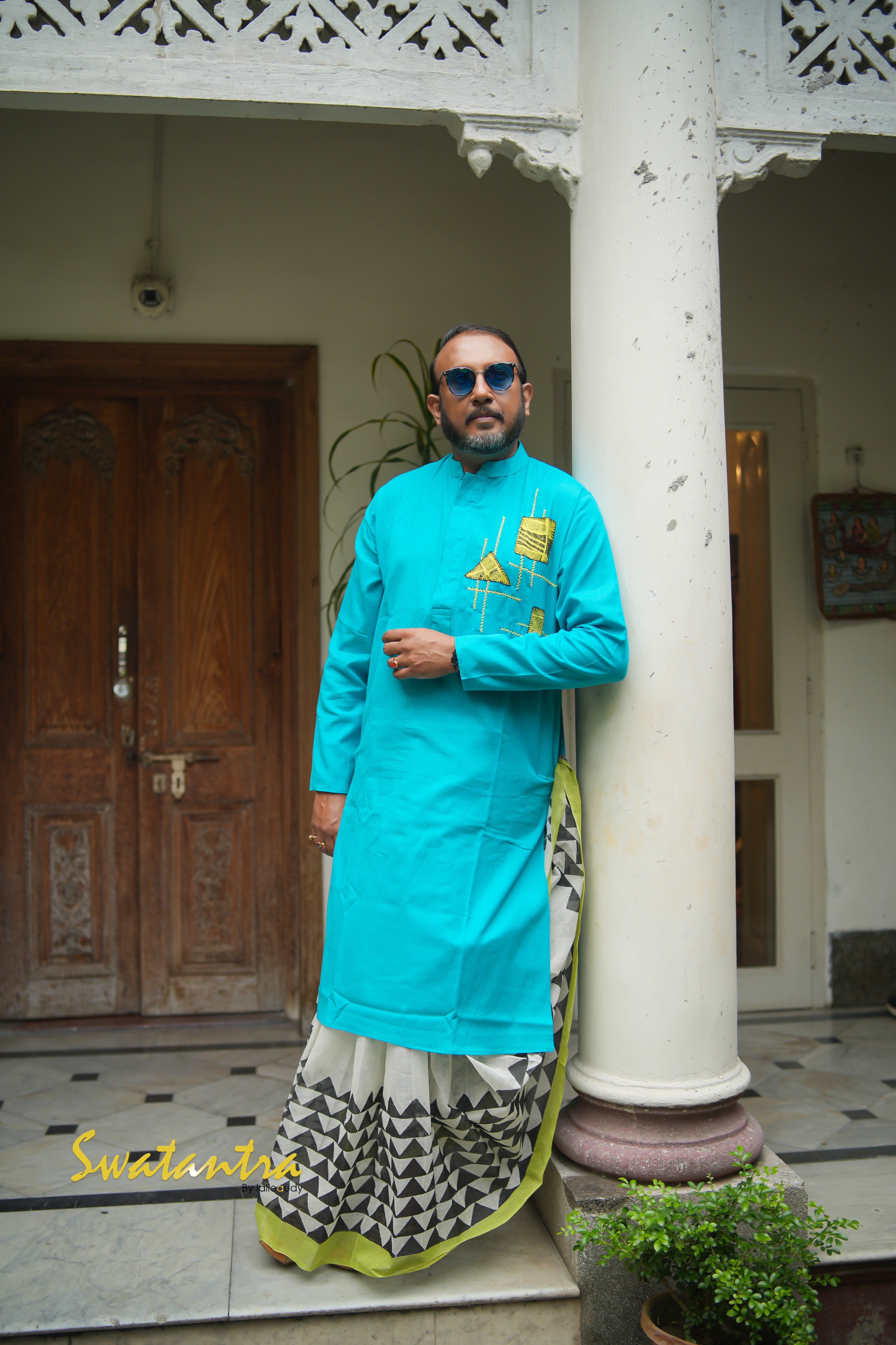 GK T.BLUE EMB SAPTARSHI