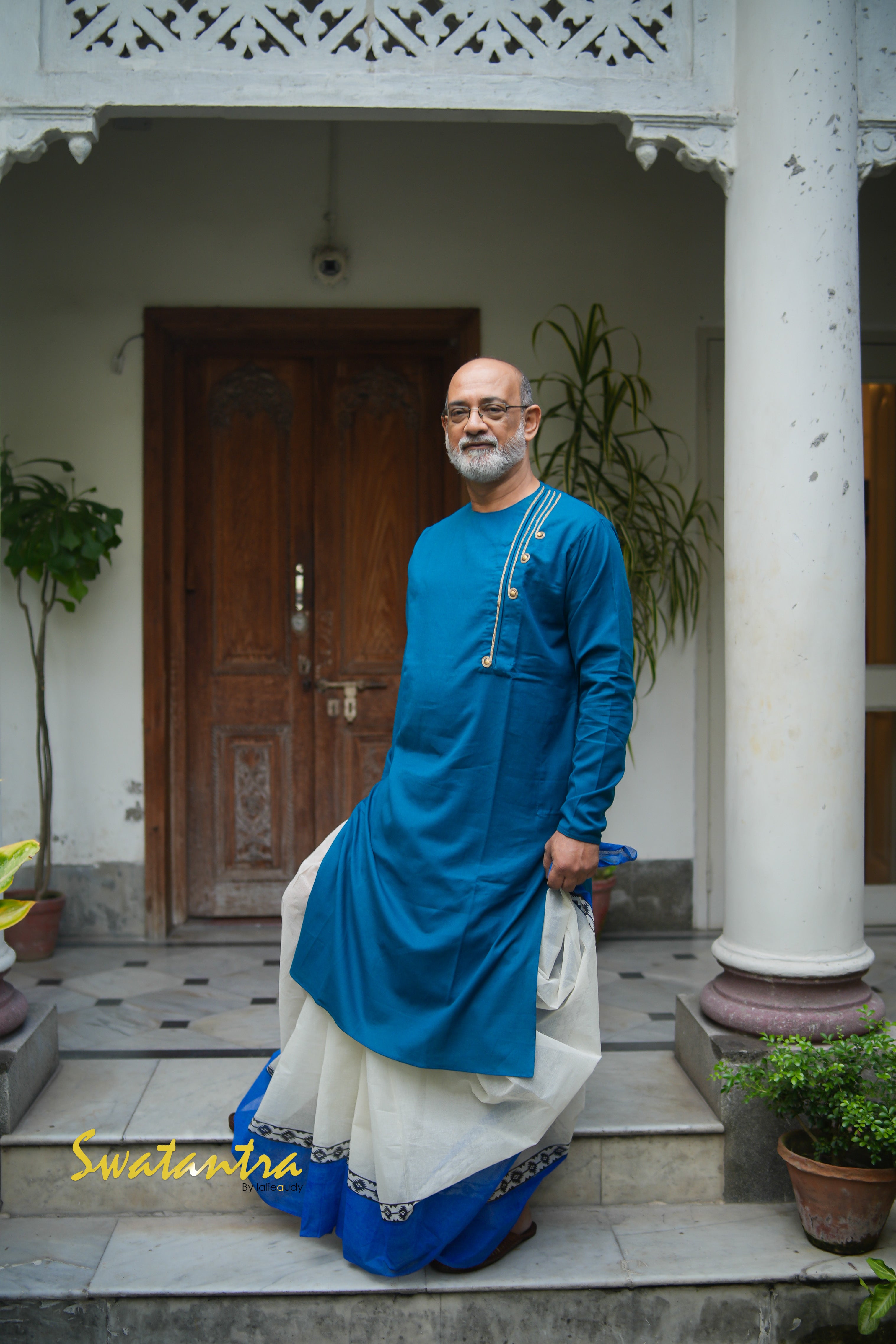 DHOTI BLUE JUTE DRDEB