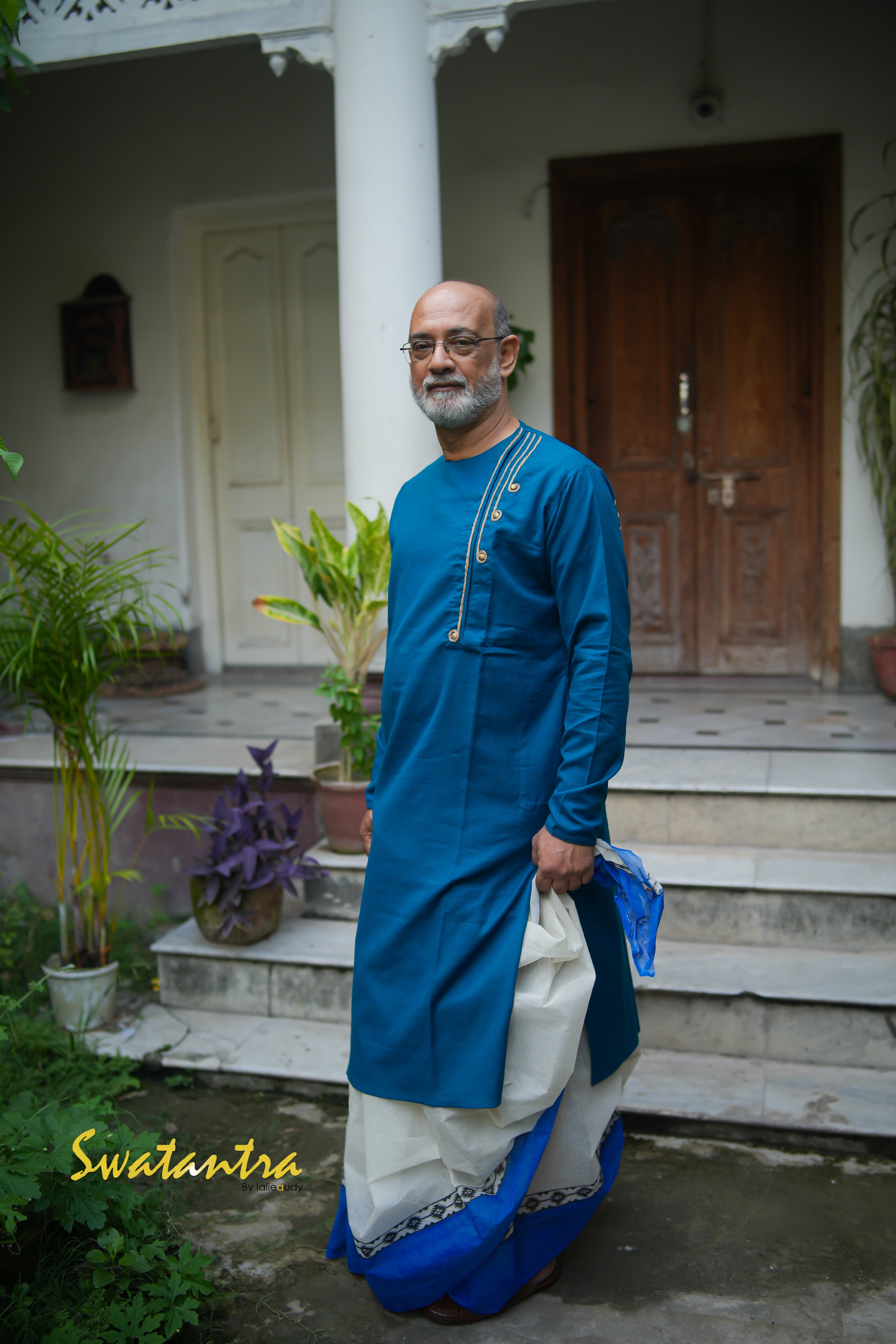 DHOTI BLUE JUTE DRDEB