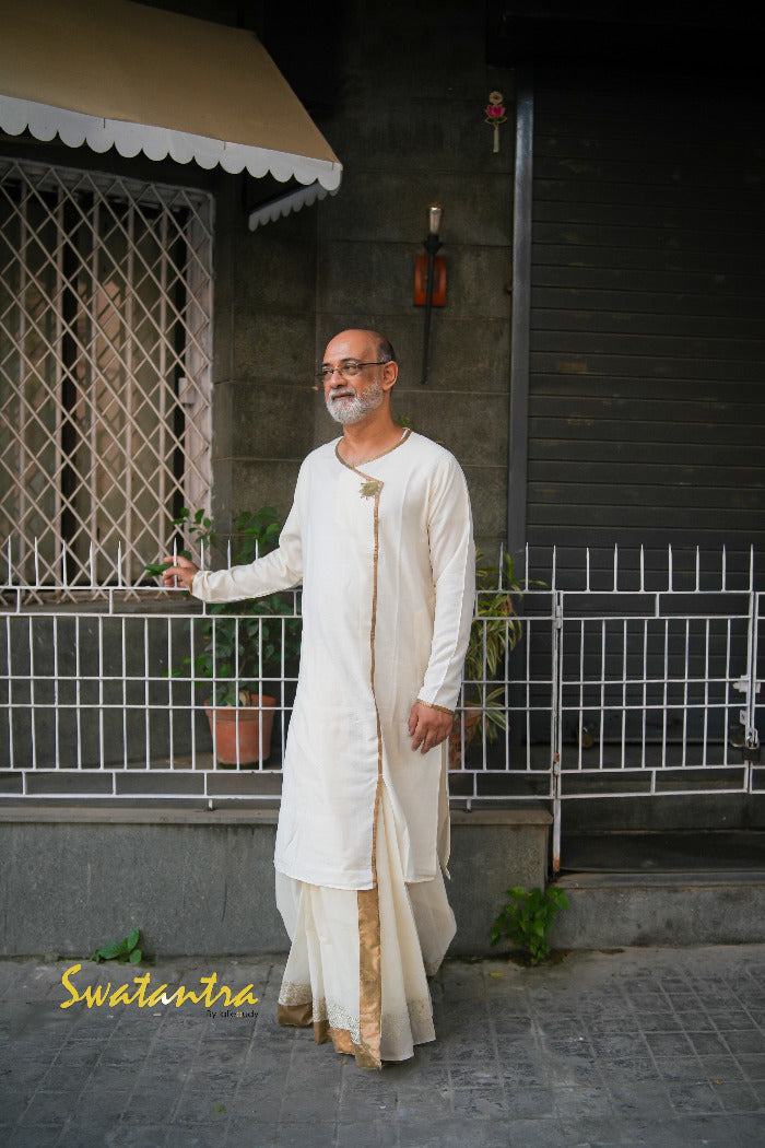 DRDEB AUDY GREEN/WHITE - PANJABI