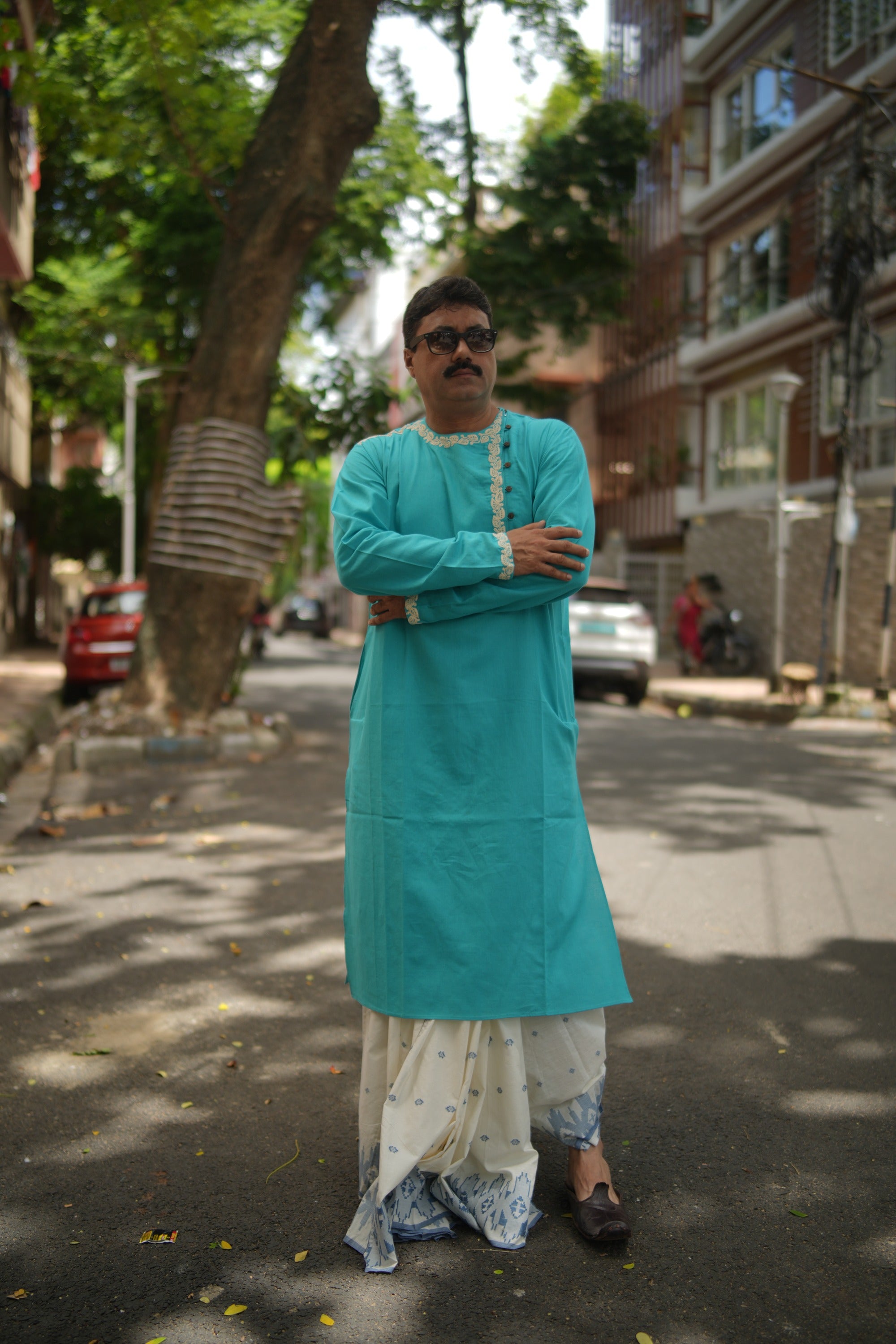 T.Blue Kurta Anjan