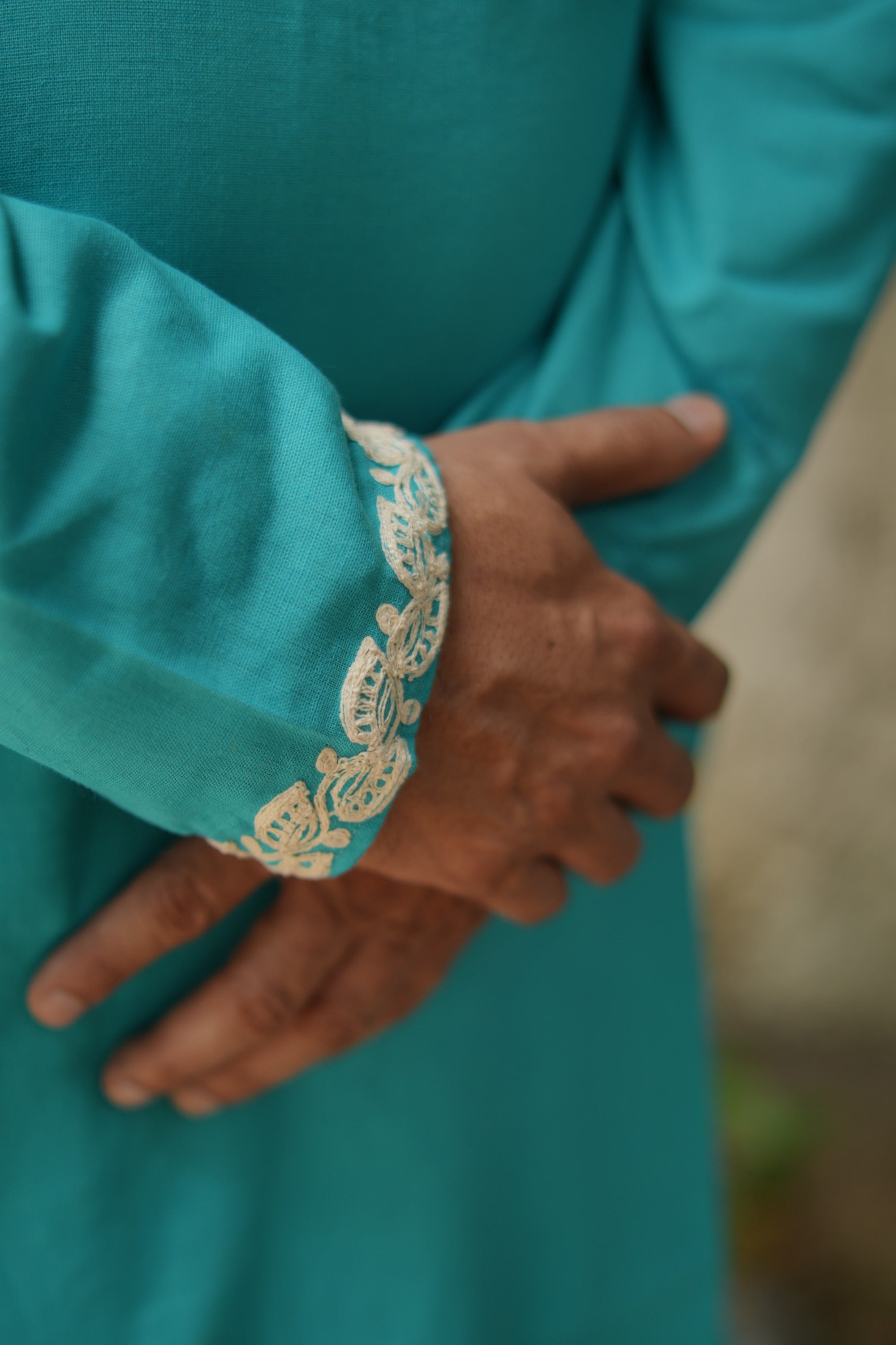 T.Blue Kurta Anjan