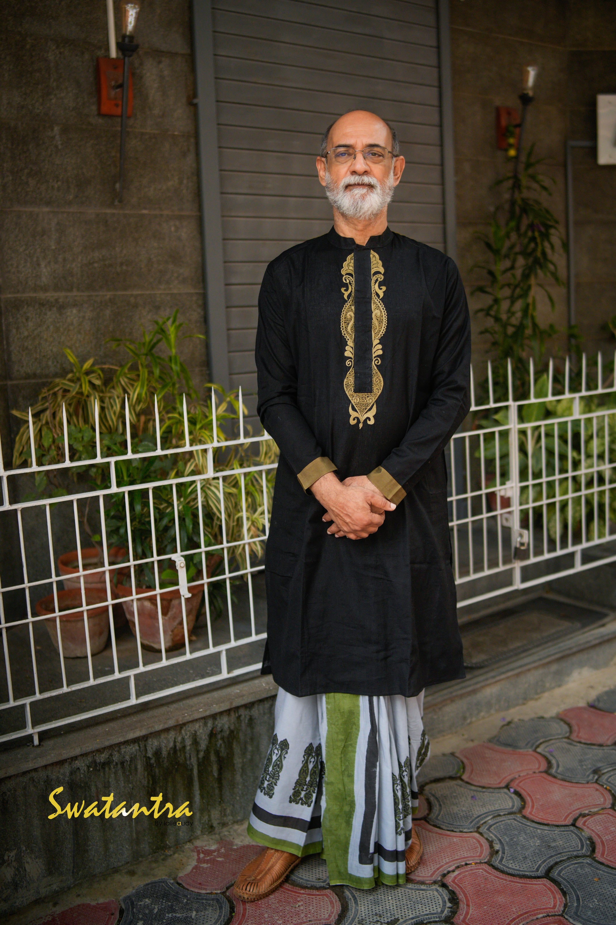 BLACK ASH AUDY-DRDEB- DHOTI