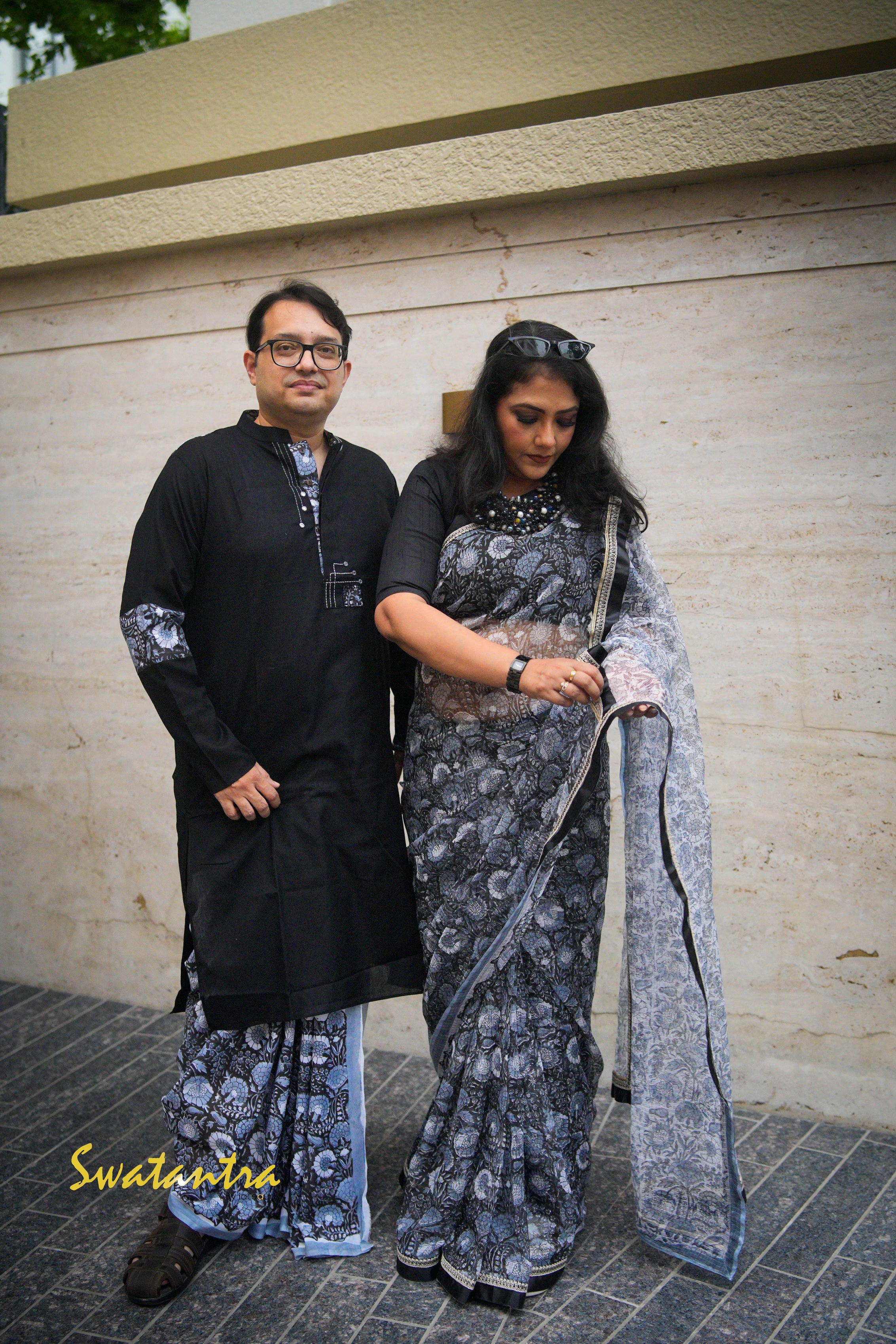 ASH BLACK SSR LALIE - DHOTI