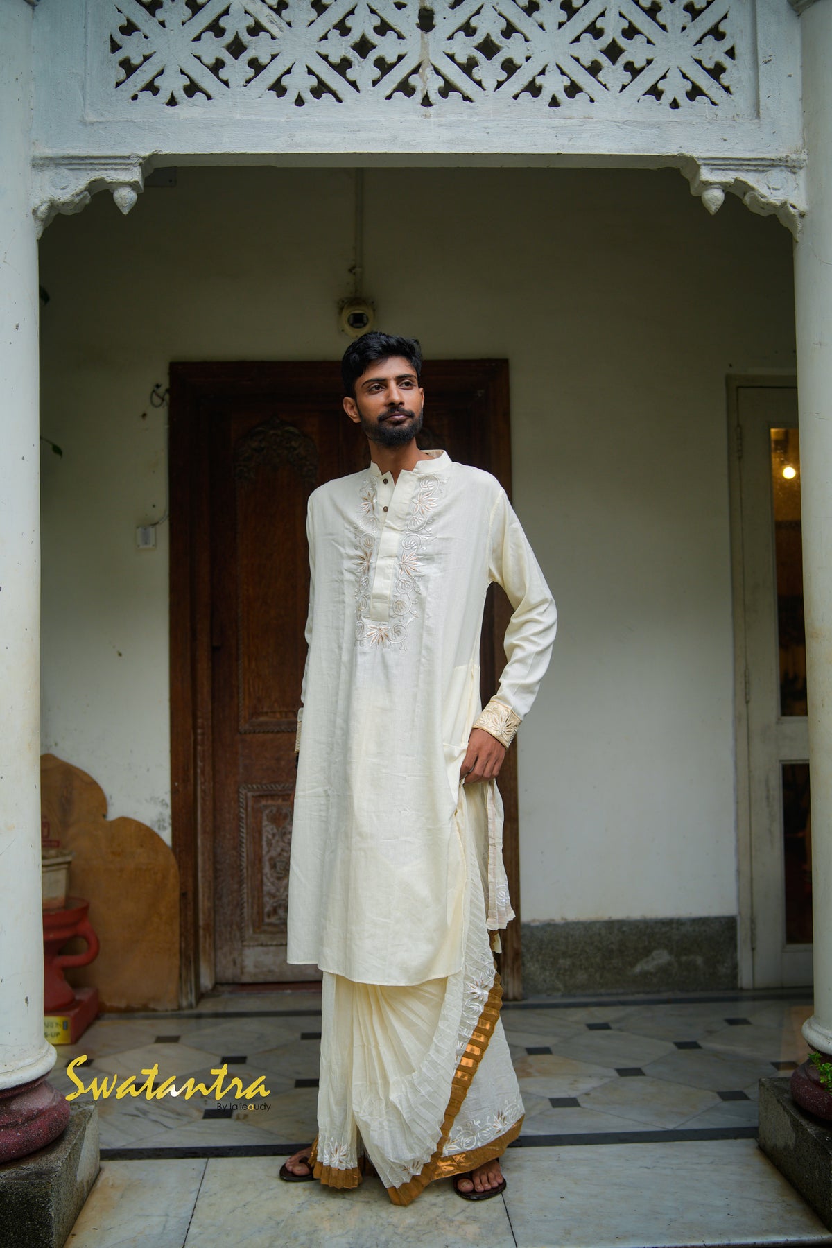 GK OFFWHITE ARYAK DHOTI