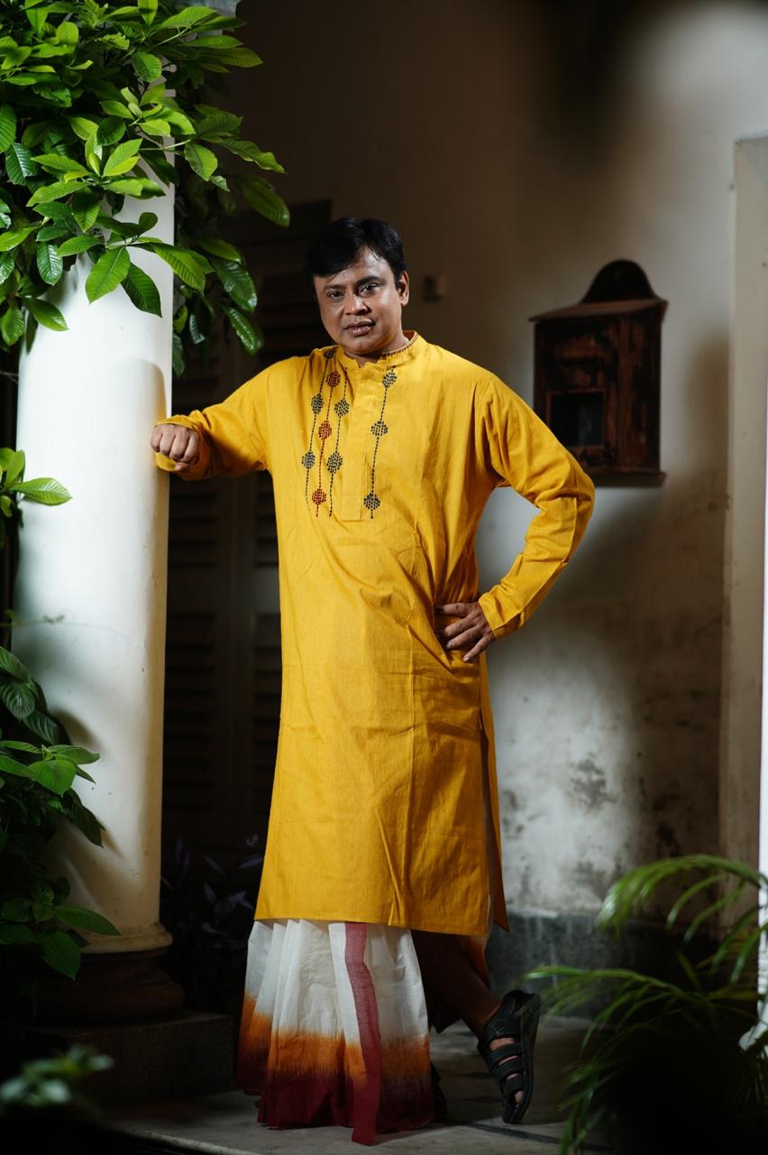 DHOTI YELLOW DEBARSHI