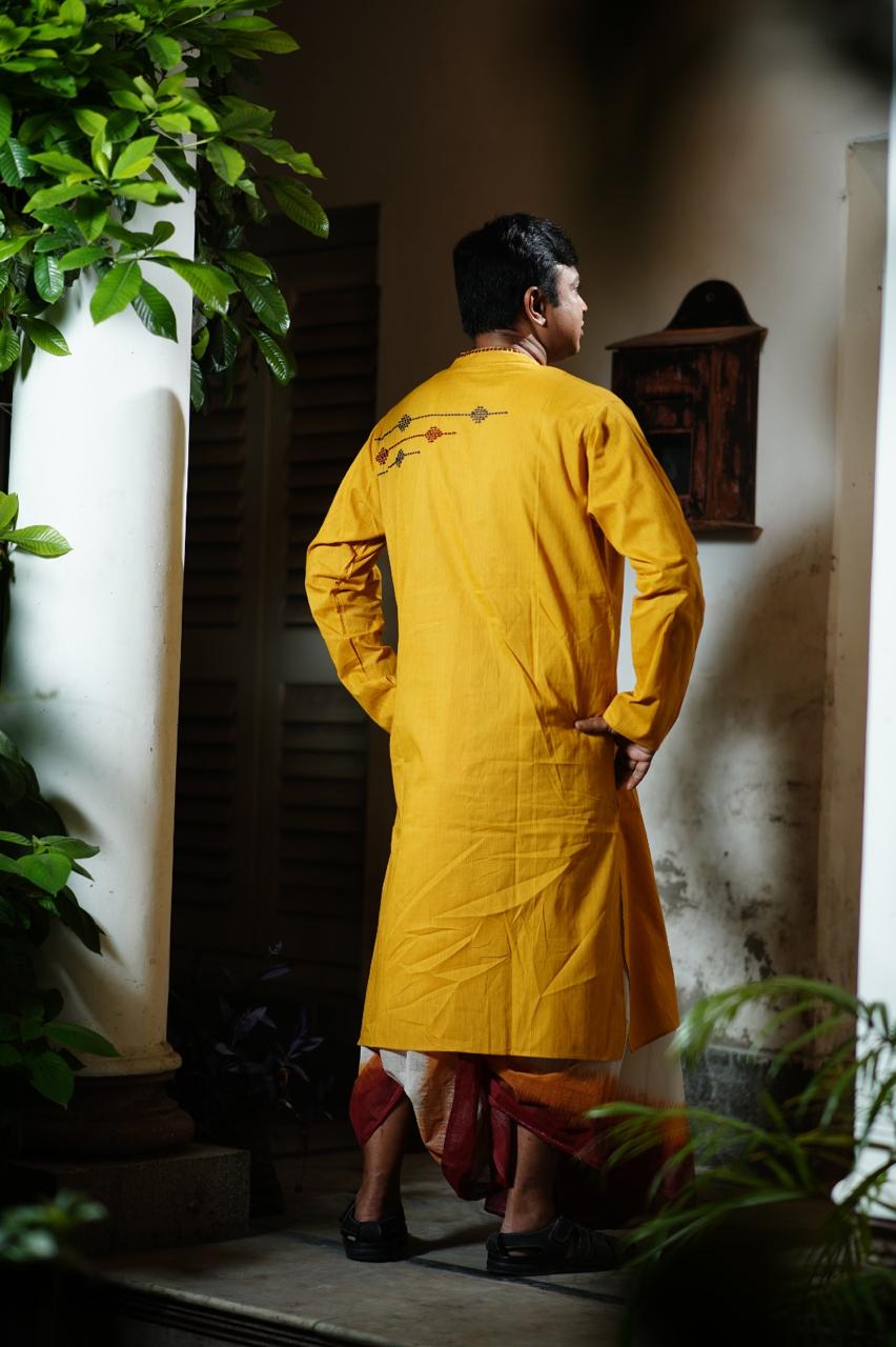 DHOTI YELLOW DEBARSHI