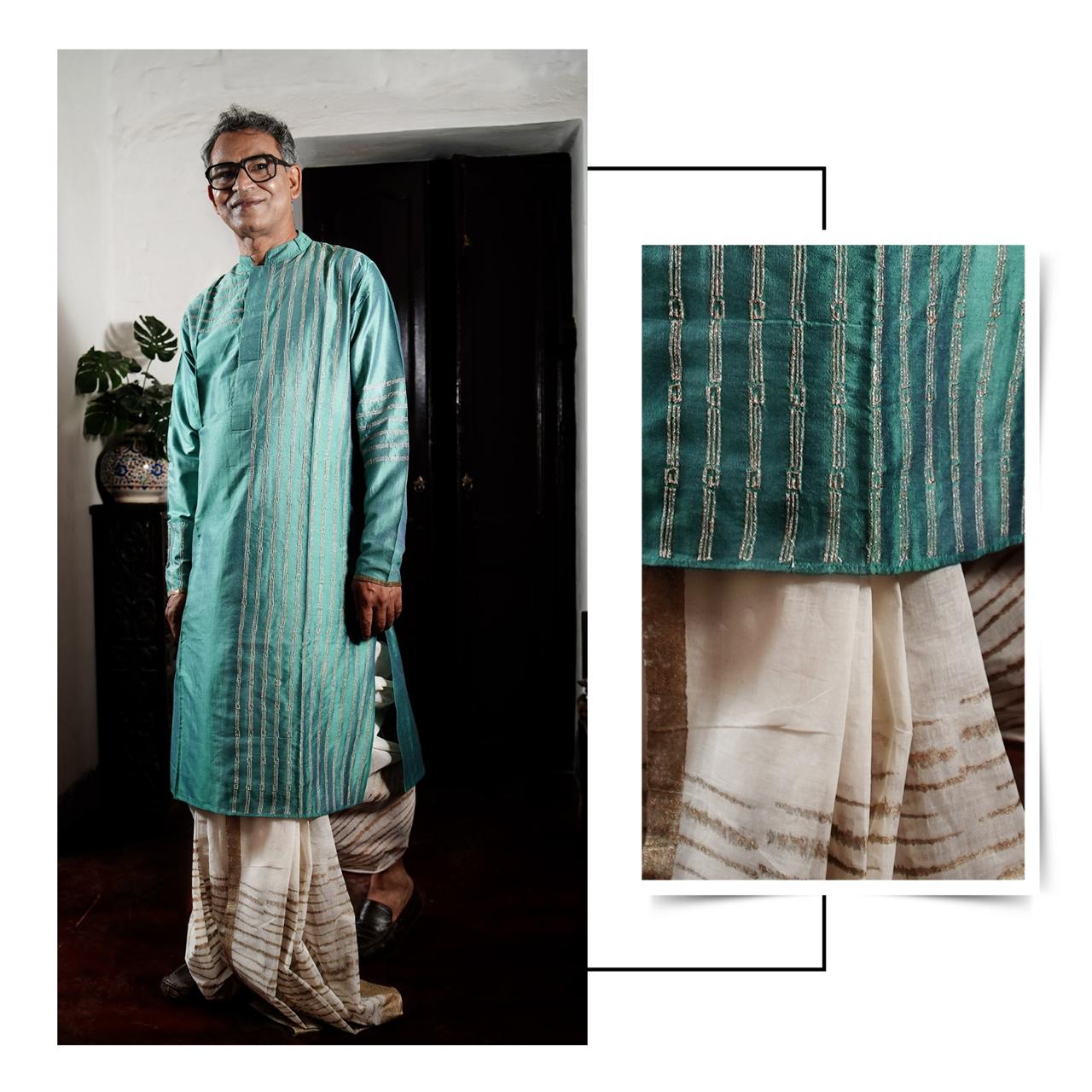 DHOTI BLUE CS MALAY